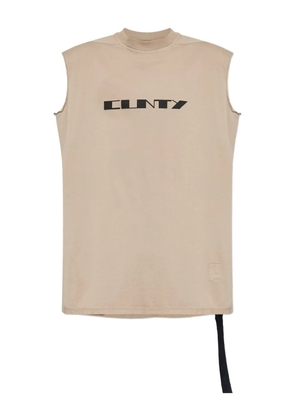 Rick Owens DRKSHDW graphic-print sleeveless tank top - Neutrals
