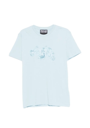 Versace Jeans Couture print-detail T-shirt - Blue