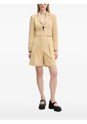 HUGO Amusina tie-front blazer - Neutrals