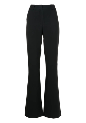 Lethicia Bronstein Ava crepe flared trousers - Black