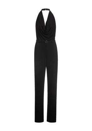 HUGO draped-detail jumpsuit - Black