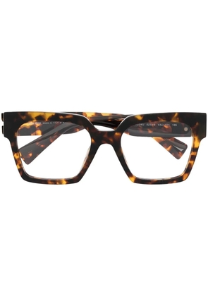 Miu Miu Eyewear tortoise square frame glasses - Brown