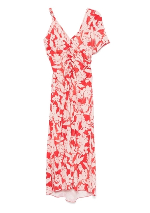Victoria Beckham floral-print maxi dress - Red