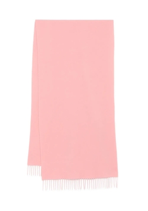 SANDRO fringed cashmere scarf - Pink