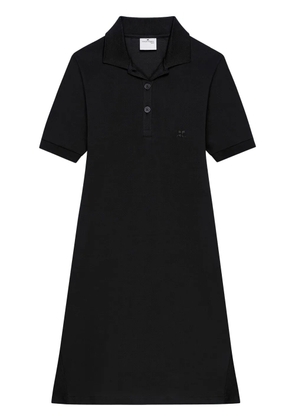 Courrèges polo mini dress - Black