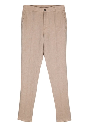 Peserico linen tapered trousers - Neutrals