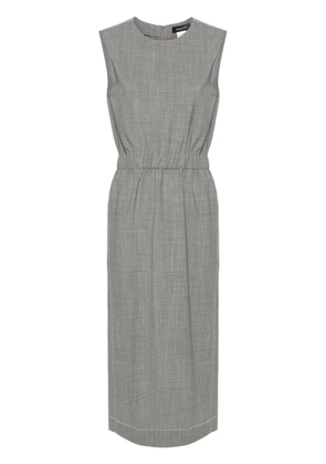 Fabiana Filippi contrast-stitching midi dress - Grey