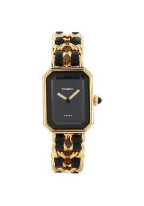 CHANEL Pre-Owned 1990's Première octogonal-shape 26mm watch - Black