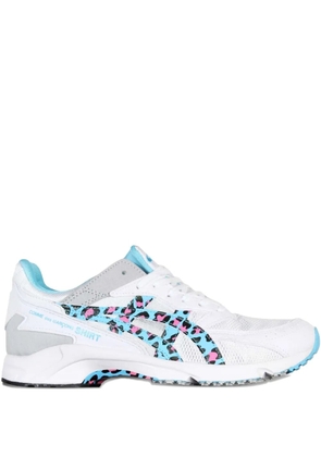 Comme Des Garçons Shirt leopard print sneakers - White