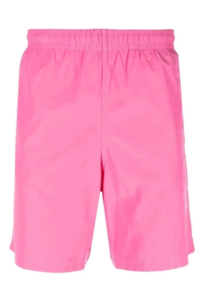 Alexander McQueen logo-print swim shorts - Pink
