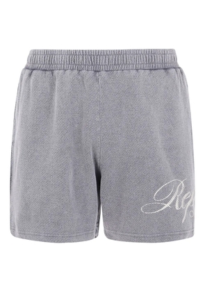 Represent logo-print shorts - Grey