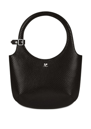Courrèges Holy leather shoulder bag - Black