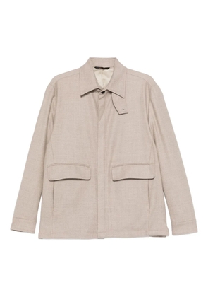 Briglia 1949 twill shirt jacket - Neutrals