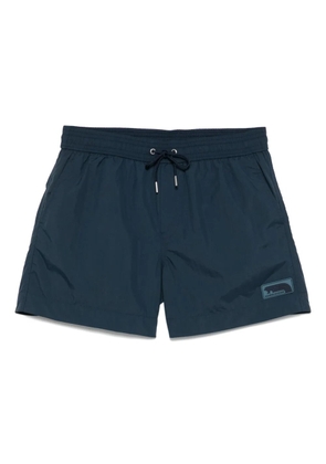 Maison Kitsuné Flash Fox swim shorts - Blue