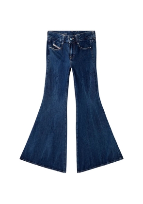 Diesel 1970 D-Bleess 09n61 flared low-waist jeans - Blue