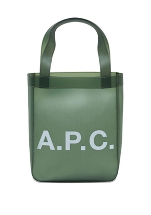 A.P.C. two handles shopper bag - Green