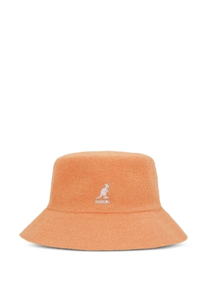 Kangol logo-embroidery bucket hat - Orange