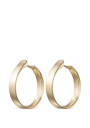 Melissa Kaye 18K yellow gold large Honey hoop earrings