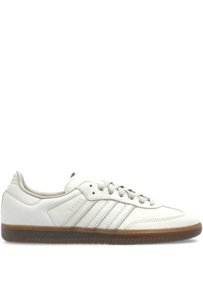 adidas Samba OG laced striped sneakers - White
