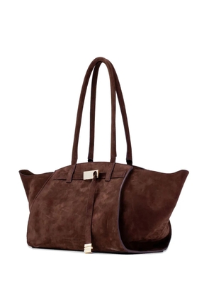 Benedetta Bruzziches Mame Weekend suede shoulder bag - Brown