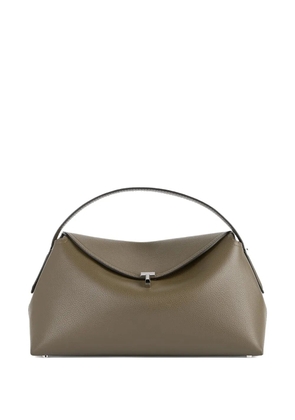 TOTEME T-lock leather tote bag - Green