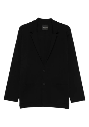 Roberto Collina buttoned patch-pocket cardigan - Black
