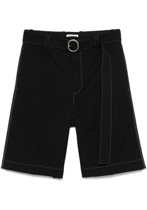 Jil Sander belted shorts - Black