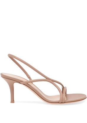 Gianvito Rossi Ellis slingback leather sandals - Neutrals
