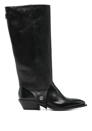 ALOHAS 30mm detachable-panel boots - Black