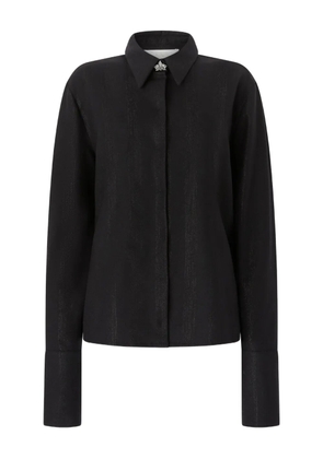 Genny collar-detail shirt - Black