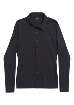 Balenciaga stretch-jersey shirt - Black