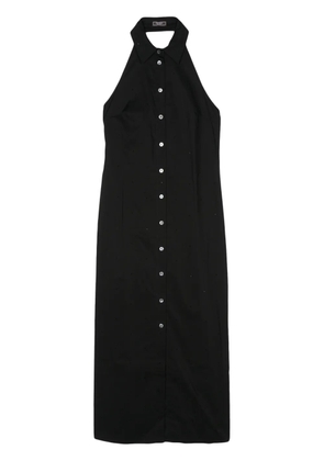 Peserico rhinestone-embellished maxi dress - Black