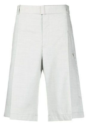 Études Studio pleated wide-leg shorts - Grey