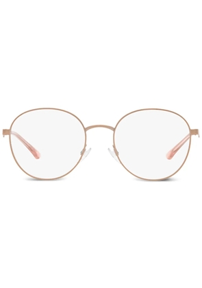 Emporio Armani round frame glasses - Pink