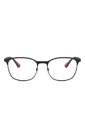 Emporio Armani rectangle-frame glasses - Black