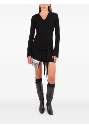 Federica Tosi tie-waist mini dress - Black