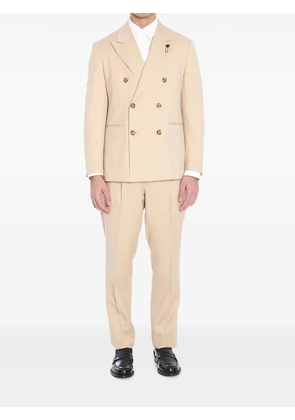 Lardini double-breasted suit - Neutrals