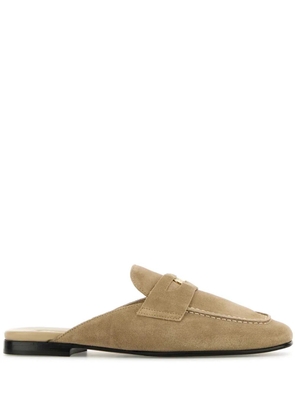 Miu Miu suede slippers - Neutrals