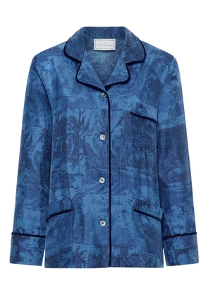 Pierre-Louis Mascia landscape-print shirt - Blue