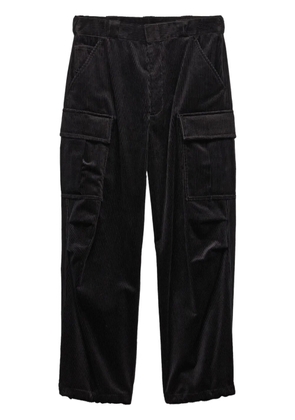 Prada Corduroy pants with cargo pockets - Black