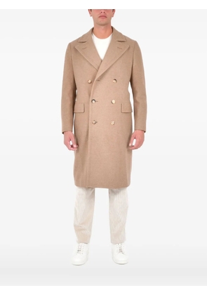 Boglioli double-breasted wool coat - Neutrals