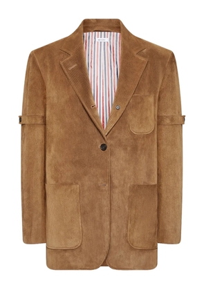 Thom Browne Sportcoat suede armband blazer
