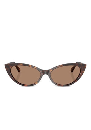 Jimmy Choo Eyewear tortoiseshell cat-eye sunglasses - Brown