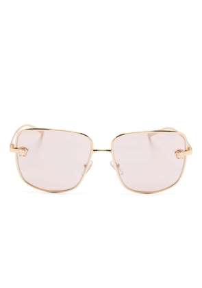 Versace Eyewear square-frame sunglasses - Gold