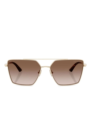 Jimmy Choo Eyewear square-frame sunglasses - Gold