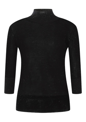 Genny sequin-embellished top - Black