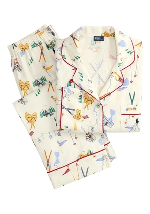 Polo Ralph Lauren cotton pyjama set - TRAVELER SKI PRINT