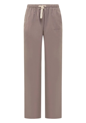 Palm Angels logo-embroidered trousers - Neutrals