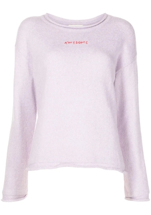 Lethicia Bronstein Awesome knitted jumper - Purple