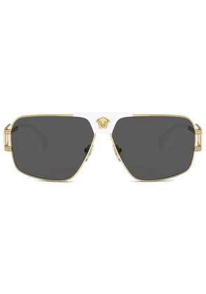 Versace Eyewear pilot-frame sunglasses - Gold